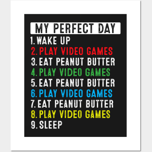 A day without video games and peanut butter is like... Posters and Art